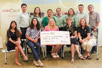Micronesian Conservation Coalition received $2,500 for their coastline and sealife conservation efforts. Micronesian Conservation Coalition received $2,500 for their coastline and sealife conservation efforts.